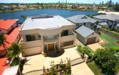 Something Special And Timeless Elegance!
Step into an era where quality was all that mattered and price was not the major concern. From the super sand stone finishes, to the generous living areas, to the ensuited bedrooms and the large area of land, all situated on a picturesque water front and only a short drive to Sufers Paradise, Broadbeach, or the fabulous Robina Town Centre.
Featuring a list of impressive inclusions such as:
Solid build with luxury style
5 spacious bedrooms, 6 bathrooms
Ducted aircon throughout
Ultra large kitchen with european appliances
Lots of room for storgae
Security alarmed and fully fenced
North aspect with stunning Surfers Paradise skyline views
High ceiling
Seperate media room, gym and seperate study
Large indoor and outdoor balcony
24k gold plated chandelier and crystal door knob
Large 10 x 5 meters indoor swimming pool, your very own tappanyaki, suna and Jacuzzi spa