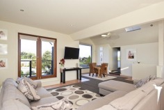 Sumptuous family oasis on a rare 787m2 block of land
An outstanding lifestyle awaits those seeking a property with versatility, close to the beach, walking distance to The Sands golf course and across the road from the recreation reserve. Open plan living area encompassing a kitchen with northern aspect, meals area with adjoining entertaining deck and spacious family room. A big back yard plus a Solar heated pool with zen like gazebo & tranquil, established gardens. A 4th bedroom or rumpus room offers flexibility and a designated home office on the ground floor is accessible off the homes foyer entry. Master bedroom with ensuite and WIR and an additional 2 bedrooms both with built in robes. A larger than average garage with side access for a boat or trailer.