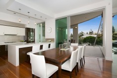 This home is situated on a double block of 810m2 and is unrivalled in proportions and elegance to anything else and also offers a once in a life time extravagance to the discerning buyer.
Providing an unsurpassed standard of living, the owners of this home have thought of everything. From the vast casual entertaining downstairs with a large bar, connoisseur's wine cellar and TV lounge opens fully to the private pool terrace. Adjoining the executive study is an artist's studio with perfect north-east daylight, while across the wide hallway is a large sound-proof home theatre.
Every necessity and luxury has been catered for in this 5 king bedroom and 4.5 vogue bathroom masterpiece. From the minute you enter, the calibre of the property is obvious! From this position it is absolutely perfect. Located meters to the breathtaking patrolled beach and due to the substantial block size your complete privacy is assured.
Additional features:
* 7 years young
* Only metres to patrolled surf beaches
* Over 80 squares on 810m2 double block
* 5 king size bedrooms, 4.5 vogue style bathrooms
* Master with huge walk-in robe and ensuite with spa
* Large sound-proof home theatre, connoisseur's wine cellar and artist's studio
* State of the art designer kitchen with butler's pantry
* Spotted gum floors, gas fire to living
* Sparkling in-ground pool with private terrace featuring a wet bar
* Enormous designer laundry, vacumaid
* Ducted air, Bose sound, 3-car garage
I can assure you that an inspection will not disappoint.