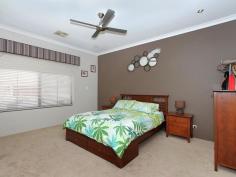 17 Seabird Bend, Jindalee WA There is a lot on offer with this delightful 5 bedroom, 2 bathroom Jindalee beachside home. Central to everything being only a short stroll to the beach, caf? and within a few minutes to the proposed Shopping Centre, new park n ride train and bus station (due completion 2014) , numerous schools and parks. These property features are endless?. ? Easy care front garden ? Liquid limestone driveway leading to an impressive elevation ? Double entry hallway with beautiful Italian porcelain tiles, high ceilings ? Large Master suite features fully fitted built in robes, ceiling fan ? Spa bath to en suite, his and hers vanities ? Further 4 good sized bedroom, guest bedroom overlooks the pool area ? Well planned out central open plan living, dining area, flat screen TV included ? Games room with large sliding doors, plenty of room for pool table ? Theatre room with modern feature lighting ? Fully decked Alfresco with quality caf? blinds, feature lighting, flat screen TV included ? Kitchen fully equipped, st/st double oven, hood, hob with feature glass splashback ? Easy access to laundry from kitchen and hallway ? Large study area with plenty of room for a home office ? Outside presents you with a gorgeous below ground pool, fully paved, water feature and newly fitted frameless glass fencing All the extras?. ? Quality fittings throughout ? Freshly painted ? Below ground Pool ? Smart wire with TV points in all main areas ? E-wire ? 2.5kw Solar panels ? Security doors ? Reverse cycle zoned aircon ? 320sqm of living (approx.) ? Built 2008 on 638sqm (approx.) block