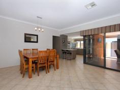 17 Seabird Bend, Jindalee WA There is a lot on offer with this delightful 5 bedroom, 2 bathroom Jindalee beachside home. Central to everything being only a short stroll to the beach, caf? and within a few minutes to the proposed Shopping Centre, new park n ride train and bus station (due completion 2014) , numerous schools and parks. These property features are endless?. ? Easy care front garden ? Liquid limestone driveway leading to an impressive elevation ? Double entry hallway with beautiful Italian porcelain tiles, high ceilings ? Large Master suite features fully fitted built in robes, ceiling fan ? Spa bath to en suite, his and hers vanities ? Further 4 good sized bedroom, guest bedroom overlooks the pool area ? Well planned out central open plan living, dining area, flat screen TV included ? Games room with large sliding doors, plenty of room for pool table ? Theatre room with modern feature lighting ? Fully decked Alfresco with quality caf? blinds, feature lighting, flat screen TV included ? Kitchen fully equipped, st/st double oven, hood, hob with feature glass splashback ? Easy access to laundry from kitchen and hallway ? Large study area with plenty of room for a home office ? Outside presents you with a gorgeous below ground pool, fully paved, water feature and newly fitted frameless glass fencing All the extras?. ? Quality fittings throughout ? Freshly painted ? Below ground Pool ? Smart wire with TV points in all main areas ? E-wire ? 2.5kw Solar panels ? Security doors ? Reverse cycle zoned aircon ? 320sqm of living (approx.) ? Built 2008 on 638sqm (approx.) block