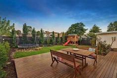 LIFESTYLE-ORIENTED IN AN OUTSTANDING LOCALE 129 Maltravers Road, IVANHOE Land Size 778 m 2 approx. Floorplan View Floorplan The inviting first impression created by this superb English-style 1930s residence continues through to the last, leaving no doubt its Art Deco interior and child-friendly garden provide the perfect fit for your family lifestyle. An enviable address close to leading schools, Ivanhoe shopping, parklands and train station complements this tastefully enhanced solid brick home on a landscaped 778m2 allotment (approx), enjoying secluded rear garden with large entertainment deck and fabulous cubby. A character-filled interior features three generous bedrooms, BIRs, light-filled lounge room warmed by gas fireplace, dining room (OFP), modern living room, study hub, central kitchen, family bathroom, laundry, ducted heating, air-conditioning, ornate ceilings, polished floorboards, rainwater tanks, workshop and garage. Miles Real Estate. Inspection Times 2:00pm - 2:30pm Saturday, 3 May 2014