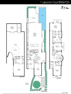 BRIGHTON 1 Laburnum Court AUCTION Saturday 24 May 2014 at 3:00pm An Exhilarating Experience Of Architectural Brilliance A new contemporary masterpiece of absolute luxury designed by architect Martin Friedrich provides a perfect 3 / 4 bedroom residence for any stage of life in a quiet Brighton enclave between the shopping strips of Church and Bay Street and close to all main schools. The design provides the ultimate in indoor-outdoor living with a large spacious living room opening via fully retractable sliding doors to the entertainer's garden designed by Jack Merlo, with built in slim line Electrolux barbecue and glass tiled wrap around pool. The interior of the residence features a magnificent sculptural circular staircase transcending all three levels and also has provision for a lift - structure, power and phone line provided. The chef's kitchen fitted with Pietro Grigio marble, Miele and Liebherr appliances, has superbly detailed cabinetry with walk in butler's pantry. Other areas on the ground floor include a second living room or possible fourth bedroom, home office fitted with built in desk and exquisitely detailed timber cabinets, laundry with built in TV and powder room. On the upper level, three spacious bedrooms enjoy access to ensuite bathrooms, walk-in robes & private balconies. The lower level includes a fully equipped home theatre, gym, wine cellar, storeroom, second powder room and substantial five car basement garage with turntable. Other high end features of this luxurious home include reverse cycle air conditioning, alarm system, intercom, video -monitored entry, double glazed windows, hand selected European Oak flooring, rainwater storage tank, remote controlled blinds with recessed pelmets, ambient gas fire in living room, Niles speakers indoors and out, drip irrigation system, laundry chute from first floor. INSPECT BY APPOINTMENT AT ADVERTISED TIMES.
