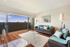 4/ 3 Sturt ESSENDON Bed 3 | Bath 3 | Car 2 Inspection Times Auction Times 12:00pm - 12:30pm Saturday, 17 May 2014 11:00am Saturday, 14 Jun 2014 Alluring Lifestyle In Desirable Locale Revel in the exemplary living style presented by this modern three bedroom residence on 252 sq meters (approx.), situated in a small cul-de-sac adjoining Cliff Allison Reserve, mere moments from trams and the many temptations of North Essendon Village. Zoned for Strathmore College, it showcases a vast living/dining/impressive kitchen and generous entertainers' deck, dominating the top floor of three storeys. The kitchen presents expansive stone surfaces, stainless steel Smeg appliances, including an electric oven and dishwasher, plus a four-plate glass ceramic cooktop, range hood, pantry and cabinets. There are also smaller balconies with views, contributing to the delivery of a highly sought-after, fashionable and easy lifestyle. Enhanced by a video intercom and complete with split system heating/cooling, supplemented by panel heaters on the ground floor, the home boasts three enormous bedrooms (each with a chic ensuite). The master bedroom encompasses a covered balcony, a very spacious walk-in robe and a large, stylish ensuite, complete with a relaxing deep bath, separate shower, toilet and vanity, with two tasteful semi-recessed basins. There is also a convenient powder room, adjoining the living zone, plus a laundry and an electronic tandem garage with direct entry. Serenely situated, yet so convenient to Essendon's best features and the CBD, contentment is calling.