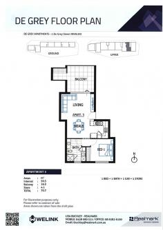 1-3 De Grey Street, Innaloo Wa INNALOO Date Available: NOW For Sale: From $415,000 2 x Apartments remaining!! ACT FAST !! SOLD 13 APARTMENTS IN 8 WEEKS – SUPER HOT PROPERTY!! Due to unfortunate circumstances Apartment 12 is now back on the market Apartment 12 – ground floor, 2 x Bed Superior Apartment – exclusive views to parklands, large fully landscaped 60sqm courtyard – $525,000 Apartment 3 – upstairs, 1 x Bed with generous balcony, turn key, suit young couple or executive single – $415,000 Call Lisa 0438 080 511 for a private viewing of this unique Development that has been snapped up by very astute buyers! Superior location to all other Innaloo developments – highest specifications (available to view with full plans, colour selections etc at Floreat Office) DONT MISS OUT ! walk to Stirling Train & minutes to Westfield Shopping centre Only 10% deposit payable and balance due on completion mid to late 2015. Premium “lifestyle” location at Innaloo where you can escape the hustle and bustle without leaving the city behind……ACT NOW DE GREY inclusions: Stone bench tops to kitchens and bathrooms Colour select glass splash backs Stainless steel kitchen appliances Rectified tiles throughout Plush pile carpets to living room and bedrooms LED lighting Instantaneous gas hot water systems Multiple Reverse cycle air conditioners Audio intercom systems Remote control electronic security With CCTV Low strata fees average $250 per quarter FIRST HOME BUYERS – how can you not with $10,000 Grant for new builds INVESTORS – location, location, location Down sizers/retiree, local GP, centrelink, shops, train Lock up & leave – great security Single mums, great security and playground across the road General Features Property Type: Apartment Bedrooms: 1 Bathrooms: 1 Garage Spaces: 1