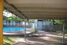 88 Rosewood Cres Leanyer NT 0812 THE HOUSE This spacious quick cooling metal clad home with 150m2+ under roof offers 3 sizeable bedrooms all with built-ins and air-conditioning. The living area is open plan and opens out to a large covered outside entertaining area that also looks on to the huge sparkling inground pool. The kitchen is also very functional and ready to feed a family or become the centre of many a party offering loads of bench space with breakfast bar and storage including dishwasher. The main bathroom is a good size with bath and separate shower and toilet as well as a separate external laundry keeping the noise and steam outside. OUTSIDE - See more at: http://www.rvpnt.com/property/88-rosewood-crescent/#sthash.jhRZAi8q.dpuf