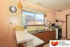 3 Diamond Ave Albanvale VIC 3021 Featuring 3 Bedrooms, Lounge with gas heating and air conditioning unit,
Kitchen with gas stove, Meals Area, Separate Bath/Shower, Laundry,
Garage & Rear Verandah. Situated opposite Albanvale Primary School & Parkland & easy access to Brimbank Shopping Complex. Land: 15.24m x 35.06m approx.