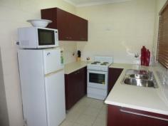 7/6 Kidston Street, Bungalow, Qld 4870 Modern 2 Bedroom Unit - Excellent Location!! Perfect
distance from the CBD, this 2 bedroom fully furnished, self-contained,
first floor unit has everything you need. Modern furnishings with tiles
and air-conditioning throughout. This unit is in a clean and tidy gated
complex which makes this property ideal. Call to inspect now! Features: * 2 bedrooms * 1 bathroom * Fully furnished * Fully self contained * Air conditioned * Secure carpark * Gated complex * Tiled throughout * 2nd floor * 8 in complex * Clean, Tidy, Modern.