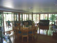 FRASER ISLAND
For Sale $995,000
Do not miss this opportunity to consider your
options with one of Fraser Islands most grand properties, situated at 1
Eliza Avenue, Orchid Beach.Set on well over half an acre of well grassed
and landscaped gardens, is this massive residence which at present is
in four parts.
Main Residence – Comprising huge open plan living area, spacious
modern kitchen, highly polished floors, 2 bedrooms, extra large bathroom
with double bowl vanity and spa bath plus wide verandah with ocean
views.
First Floor Unit – Situated on the upper level and comprising a
spacious open plan living area, modern built in kitchen, highly polished
floors, 3 built in bedrooms, main bathroom plus laundry and wide open
verandah with ocean views.
Ground Floor Unit – Situated on the lower level and again comprising
a spacious open plan, modern built in kitchen, easy clean tiled floors
throughout, 4 built in bedrooms, main bathroom, laundry facilities and
lower level front patio flowing out onto well grassed yard and gardens.
Ground Floor/Caretakers Residence – Currently utilised as a
multipurpose area and suitable for extra living area, including full
bathroom and kitchen facilities or caretakers residence incorporating
internal office area.
Other main features of the property include 24 hour solar power with
backup diesel genset, automatic underground irrigation system, good
bore, full BBQ and fish cleaning facilities plus boasting plenty of
privacy. Only minutes away from airstrip, shop, fuel and all the world
renowned features of Fraser Island – 75 Mile Surf Beach, Waddy Point,
Indian Head, Champagne Pools, Ocean Lake and great fishing, to name a
few.
To fully appreciate what is on offer with this grand property, an
inspection is an absolute must. To find out more or to arrange an
inspection, contact Wal Pavey Real Estate on 07 4123 3555, or Wal Pavey
direct on 0408 062 858.