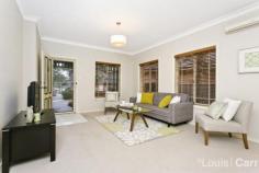 9/12 Martin Place Dural NSW 2158 the best things come in small packages! 211 looking charmingly picturesque from the moment you pull into the driveway, this adorable single-level villa is cute and enchanting all at once. a calm and serene retreat, perfect for first home owners who want to get their foot in the door of the property market, or those seeking an easier lifestyle as they get on in years, or those looking for an investment in a most convenient location. this freestanding home is comfortable and welcoming. a chic combined lounge and dining at the heart of the home enjoys an outdoor entertainment area on one side and a spacious kitchen on the other. recently refreshed and featuring new stainless steel appliances, along with dishwasher and plenty of cupboard and counter space, the kitchen is fully equipped and ready for you to cook up your favorite recipes. the two bedrooms both feature built-in robes, and the main bathroom conveniently divides the wc from the other amenities. the high ceilings create an extra sense of space and elegance, while the soft beige carpets throughout provide a cosy and homey environment. the neat yard is attractively tropical, fully fenced, and complete with garden shed. also featuring an extra large laundry, reverse-cycle air-conditioning, and an automatic garage with internal access.