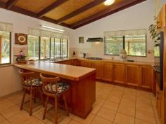 Northfacing, private Bessa Block home, nestled on 8 acres of land
with 360 degree views, including Mt Beerwah, Mt Mellum, and Mary
Cairncross Park. Perfect for Horses!
HOUSE FEATURES:
* The house is full of character with fully insulated raked ceilings and
a solid stone feature wall between lounge room and main bedroom.
Wrap around verandah from Front Door around end of house (BBQ area)
* 4 bedrooms — main bedroom has a large changing room attached
* 3 car spaces in shed and the 1 attached to the house. 2 open car spaces and 2 secure car spaces.
* Single garage attached to western end of house -could easily be
converted to a self-contained granny flat with TV outlet, lights and
electricity already installed.
* Lounge room, large kitchen and dining room with large walk in pantry and full gas cooking stove top and wall oven.
* Ample bench and cupboard space.
* Large bathroom with built in storage cupboard, separate large shower, vanity and bath.
* Home is tiled throughout for easy cleaning.
* Wood fire/heater with plentiful supply of firewood from land.
* Bosch Hot water system with instantaneous turbo ignition gas.
* Automatic tank switch when one gas tank runs out.
* Outside lighting at front, end and back of house. There are 2 Flouro lights in BBQ area.
SHED AND LAND:
* 40 x 20 Four bay shed with power.
* The property, horse stables and it is fully fenced into four separate paddocks, with water troughs in each.
* Unlimited drinkable water supply from Bore and pump.
* Bore water is pumped automatically to a holding tank and then is
filtered before use throughout the house. Also has rain water tank.
Vegie patch, chook run, and various fruit trees.
* Peace and quiet, plenty of bird life.
OTHER:
Rates on property here is $675.00 half yearly. No water or sewage rates at all.