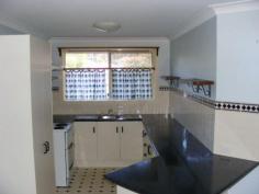 Here is a brick home that is free
standing, has its own title , has 3 bedrooms, very nice kitchen, open
living and loungeroom, large bathroom, single lock up garage plus a
carport, set in the end of a cul de sac and extremely good value. Your
very own home for the price of a unit.
Property Snapshot
Property Type:
House