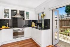 8/27-29 Macquarie Street, Leichhardt, NSW, 2040 Offering unquestionable quality in an exceptional setting, this beautifully presented, modern townhouse has been intuitively crafted for carefree contemporary living. One of eight, it enjoys peace and tranquillity central to every desirable amenity. Spacious and light filled interiors are complimented by equally spacious alfresco areas including a rear court and substantial upper level terrace. Generously proportioned and finished in quality appointments, this home offers wide appeal. - Fenced entry garden court, modern complex - Timber floors, spacious living and dining - Quality stone kitchen with Smeg appliances - Fenced and paved rear alfresco courtyard - Laundry/powder room, 3 good-sized beds - Master suite with built in robes and ensuite - Two bedrooms access the substantial terrace - Internal entrance from the LUG, storage - Walk to bus, Norton Street & Annandale Public - Unit Area: 92m2 approx - Water Rates: $150 per quarter - Council Rates: $256 per quarter - Strata Levies: $784 per quarter