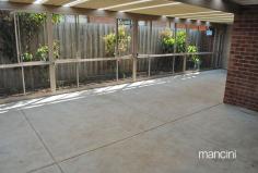9 Lush Ct Altona Meadows VIC 3028 Set in a quiet court location this large home makes the ideal investment now or future family home. Consisting of: - 4 Bedrooms, 3 with BIR - Master with Ensuite & WIR - Separate Formal Lounge - Well Appointed Kitchen with Dining Space - Huge Rumpus Room / Undercover Entertaining Area - Central Bathroom & Generous Laundry - Evaporative Cooling & Ducted Heating - Double Garage & Two Storage Sheds in the generous backyard Sitting
on an allotment of 607m2 (approx) and currently returning $1712 per
calendar month. A great find in a great location, within walking
distance to Central Square shopping centre and public transport.
Inspections commence 9th August.