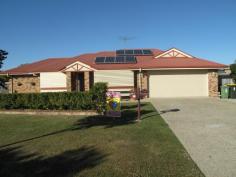 7-9 Woodrose Rd Morayfield QLD 4506 WHAT A BEAUTY !!! If you want a home that requires no work or extra expense, then this is the home for you. This home has all the extras such as solar electricity, air conditioning in 2 bedrooms and living areas, fans in all bedrooms, window awnings, enclosed sun room, even a tiled garage, 2 x garden sheds,side access and fully fenced. Also the home has 4 generous sized bedrooms, main with ensuite, open plan kitchen and dining, separate lounge room, double lock up garage with a remote and tiled throughout. This property is located in a quiet estate, close to child care centre and primary school, bus close by and only minutes to all amenities including train station and shops. The property is currently rented at $ 350 per week. You will have to be quick for this one!