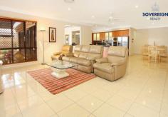 8 Lagos Court Runaway Bay Qld 4216 Owner relocation plans clear the way for this buyer opportunity. This
luxury 5 star Offering, of around 40 squares, is perfectly nestled in
the quietest Cul De Sac in Runaway Lagoons. Crafted by John Swindley,
this Showcase Home demands your Inspection Only Some Features; - Combination of High and Coffered Ceilings - 3 Separate Living Areas - Extra large bedrooms including a "must see" Ensuited Main - 2 "regal" Bathrooms with no Expense Spared - "Stunning" Kitchen complete with 40mm Granite Tops - Commercial Quality Fully Ducted Air Conditional Throughout - Fully Tiled, private, Glass Fenced Saltwater Pool - Solid Quality Timber Entry Door - Substantial Solar Benefit - Professionally Landscaped Gardens - Triple Remote Garage - Amazing and Costly Internal BBQ (A Must SEE) - Fantastic Park and lake across the road - A 3 minute drive to Runaway Bay shops - A 4 minute drive to the Broadwater - A 3 minute drive to The states best sports centre - A 3 minute drive to Harbourtown - CBD only 15 minutes Away WITHOUT DOUBT ONE OF THE AREA'S BEST HOMES. DON'T BELIEVE ME....... SEE FOR YOURSELF! Ring Wayne Today for your private inspection or see open home times.