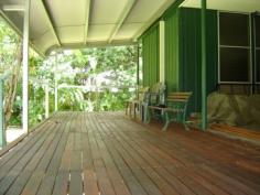 17 Memorial Terrace Adelaide River NT 0846 So charming, this home will always be rented. Semi elevated and lots of louvres contribute to cool living in this home. If you are sharing, there is a front verandah and a rear timber deck for independant entertaining. A classic bathroom will be loved, offering a claw foot bath, porcelain and brass finishings. A 6m x 6m all steel shed has a beaut lock-up workshop, will fit a medium car, and has a carport at the front. Beautiful lawns and gardens surround the home. Some reticulation in the garden beds. The property is fully fenced and you can walk to all the services in Adelaide River.