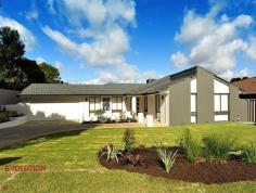4 Calder Way Bateman WA 6150 FIXED DATE SALE - To be sold on or before 21st August 2014. Fresh, presented "as new" thanks to a stunning makeover. An exciting easy care home with all the right essentials required to enjoy an outstanding lifestyle in highly sought after Bateman which is close to a vast array of amenities. The home boasts a stunning brand new kitchen and bathrooms, solid timber floors a spacious outdoor patio, fresh landscaped gardens with plenty of space for a dog and a pool or kids to run around. The home has striking street presence with a modern contemporary new rendered facade and roof colour upgrade. The study has built in wardrobes so could double up as a 4th bedroom. With its fresh paint and carpet and flooring, the home looks smells and feels like brand new. Nothing to do except move in and enjoy the area’s best shops and the convenience of nearby train and hospital services.
