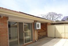 3/6 BENPORATH STREET BURSWOOD WA 6100 This villa is close to Crown Casino, Transport, Schools, City and Victoria Park cafe strip. Convenience is everything.
Easy care 3 bedroom with one Bathroom with separate toilet villa. Air
Con in the Lounge and Master bedroom for those hot and sweaty summer
nights.
Roller Shutters at the rear of the property. Paved Back yard with
Easy care garden. This villa also has electric solar panels as well.
3 Bedroom 1 Bathroom, roller shutters, Air Con in Lounge and Master Room.
Solar electricity panels.
