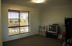 57 Saleyards Rd Millmerran QLD 4357
57 Saleyards Road – Stylish 4 b/r home – Acreage Allotment – $398
000 – Area: 5000 Square metres – This spacious 4 Bedroom brick home
(built Nov 2007), has 4 double sized b/rs, all with built-in storage,
main b/r with large w.i.r. & ensuite with double shower, toilet
& vanity, main bathroom with bath, shower & vanity, separate
toilet, large open plan living area, featuring a very modern kitchen,
with island bench, dishwasher & a large electric stove with ceramic
top. The living area also combines a dining & lounge area with wood
heater & split system a/c, formal lounge, front entry, tiled
undercover outdoor living area, incorporated under the main roof, blinds
on windows on western side, 3 bay lock-up garage, with awning, remote
roller door access, concrete slab, power connected, garden shed, 2 x
5000 gal rain water tanks connected to house, large fenced back yard
with rural outlook, established gardens, automatic sprinklers in lawn
area. This impressive home has built by a local builder, with attention
to detail, leaving nothing to do, except move in.