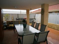 5 Bangor Way Orelia WA 6167 Perfect Family Living Set
high on limestone retaining walls, this 3 bedroom 2 bathroom family
home on an elevated 538sqm corner block is located within the sought
after Windsor Hills Estate. Walking distance from shops, schools, parks
and transport, this is a definite 'Must See' property. Large
master bedroom at the front of the home has tiled flooring, his &
hers separate robes and adjoining ensuite bathroom. Down the hallway
you'll find the 2 large minor bedrooms, both with built-in-robes. This
area also has the main bathroom, WC, walk-in-linen storage and laundry. Impressive
tiled open plan living area. Kitchen has loads of cupboards and plenty
of bench space, S/S appliances, rangehood and dishwasher. The kitchen
also has a shoppers entry from the double garage with automatic door.
Roller shutters, alarm system and ducted evaporative air-conditioning
that provides temperature control throughout. Great theatre room,
spacious family/dining room with sliding doors out to the fabulous
alfresco area. Entertain in absolute privacy. Easy care established
gardens and reticulation. This well located, well maintained home has a
real welcoming ambience. Don't miss your chance! **More Photos Coming Soon** For Sale $435,000 Features General Features Property Type: House Bedrooms: 3 Bathrooms: 2 Land Size: 538 m² (approx)
