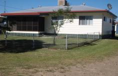 27 West St Millmerran QLD 4357
Renovated 3 b/r home set on 10.94ac – Suit Horse Enthusiast or
Subdivision – Fully renovated 3 bedroom home, 2 b/rs with built-ins
& ceiling fans, new kitchen with electric oven, ceramic cooktop,
display cabinets, pantry & dishwasher, combined with dining and
lounge room, office, polished timber floors throughout living area,
linen cupboard, bathroom with shower & vanity, laundry, evaporative
cooling, new paint inside & outside, bully screened front verandah, 2
car carport, 6000gal tank water connected to house, 8m x 12m shed, 2
car access, 2 open stables, 5 yards, water to stables, fenced into 2
paddocks, water connected to one paddock. This is a unique opportunity
to purchase a large allotment within the town boundaries.