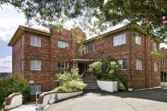 2/60b Raglan Street, Mosman NSW 2088 Quietly tucked away amongst some of Mosman's finest homes, this whisper quiet, Art Deco company title apartment has much to offer. Boasting spacious interiors and leafy surrounds, it provides a peaceful & convenient harbour-side lifestyle. Features include: *Stylish light filled interiors, high ceilings throughout *2 large bedrooms both with built-ins *Large kitchen, Classic Art Deco bathroom *Freshly painted & carpeted throughout *Well maintained block of 8 units (common areas recently updated) *Close to bus, ferry & harbour-side parks This is a charming and private, older style apartment in a blue chip location. A must see. Strata Manager: Strata Real Estate Services PH 02 1300 997 905 Quarterly levies approx $1080/quarter