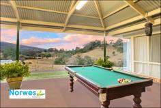 10 Bowen Mountain Road Grose Vale NSW 2753 Right at the fringe of the Blue Mountain with breath taking views to the greater Sydney city.
From as little as $9 per square metre will own you this 113.56 acre
(459.600m2) block on 2 titles. Room to build your dream country estate
on top of the hill and take advantage of those enormous views.
Property #1. Currently sits a 16y.o contemporary home with 4 bedrooms, 2
bathroom and a large double garage with in-ground pool and a massive
pergola overlooking the valley. There also a massive American barn
workshop (14.5m x 14.5m) with 3 phase power & bathroom.
Property #2.
Colour Bond American Barn (150m2) with own Kitchenette and Bathroom facility.
Able to built a 2nd property on this 50.5Acre (204,400m2) STCA, Massive water catchment.
Please call Terry on 0419 601 890 for more details
Other Feature: Ducted Air Conditioning, Dishwasher, Walk-in pantry,
Steel frame home, unlimited water + gravity feed dam, Irrigation
watering outlet throughout the land, 2 stock loader, 2 hydraulic gate
and Bus at the door.
Vendor's Comment: Quiet and peaceful surrounds, rolling hills, amazing
views, birds and wild life makes our home more like living in a resort.
Breakfast on the outside Patio is so relaxing soaking up the whole rural
aspect that surrounds us. I just love this!
