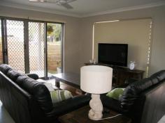 1 Wagtail St Andergrove Qld 4740 It’s
all about lifestyle in this lovely villa sitting on a corner block
facing woodlands park land, featuring 2 bedrooms with built-ins, fans,
and carpet to both, the main bedroom and living areas have
air-conditioning, the kitchen is modern and well equipped with gas
stove, electric oven and dishwasher. The entertaining area is fully
covered and fenced for entertaining all year round. this lovely villa is
only 10 months old and still under builders warranty. If you’re looking
for a low maintance home and yard. This one is for you!!! • Villa • Land size 163m2 • 2 bedrooms • Built ins • Tiled living • Air-conditioning • Single garage • Covered entertaining area • Fenced For Sale $320,000 Features General Features Property Type: House Bedrooms: 2 Bathrooms: 1 Land Size: 163 m² (approx)