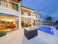 Timeless design with classic & contemporary finishes, 5 bedroom home
• Ideally positioned on the Broadwater with uninterrupted views & pont... Timeless design with classic & contemporary finishes, 5 bedroom home
• Ideally positioned on the Broadwater with uninterrupted views & pontoon
• Floor to ceiling windows, wet bar, billiard room, spacious open plan
• Contemporary kitchen with stunning views, Central courtyard BBQ area
• Swimming pool and outdoor entertaining terrace aside Broadwater
• Separate two bedroom dual living potential, Office, Four car garage