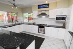 8 Ibis Close Kewarra Beach QLD 4879 Description: This
ideal Family home offers attractive street appeal, is located within a
quiet street set midway between the beach and local shops and offers
plenty of “Getaway” areas so everyone can also enjoy some “Self Time”. A
versatile option of the 5th bedroom can be utilised as a Teenagers
Lounge / Living area OR Theatre room OR even a private office as clients
can access through double glass doors and side access to keep your home
life private. An open plan design blends interior living through to an expansive undercover outdoor entertaining lifestyle so you Enjoy....... - Family size pool with Childs play shallow area, feature rock waterfall and colourful attractive gardens offering privacy -
Lovely 2nd undercover poolside lounge area is tucked away opening
directly from the Master bedroom lets parents enjoy some “Self Time” or
is simply a lovely spot to read a book in privacy - Open plan design
has 2nd TV room and large Family dining area adjoining the kitchen with
added touches like feature lighting and stainless steel fans - Dining area has twin double glass doors which open so interior entertaining flows through to private outdoor area - Spacious modern kitchen has 2pack cupboards, stainless appliances, GAS cooktop and feature stainless rangehood -
Kitchen also offers an abundance of bench space, plenty of cupboards
and draws for storage, 2 lovely large windows capturing natural light
looking directly over the pool to keep an eye on children swimming and
could easily be adjusted for direct servery access to the large patio -
Master bedroom is located at the rear of the home, measures
approximately 4.5m X 4m with 4 door glass wardrobe and overlooks the
pool offering a lovely view upon waking - Master bedroom also has ensuite with Double Shower & His and Hers vanities -
A 2nd Master bedroom can easily fit a King Size bed, is ideal for older
family members / Teenagers, has bay window plus another window offering
plenty of natural light, looks onto a courtyard offering privacy whilst
the walk through wardrobe hides an ensuite with larger size shower - Main bathroom has separate toilet, single vanity and shower bath making it ideal if you have young children for Bath play time - Interior laundry - Garden shed - walk through pathway at end of Cul-de-sac opens to bus stop along main bus route Little
added extras like Solid block rendered interior for ease of cleaning,
Security screened throughout for peace of mind, Feature Fans, Glass
block entrance, hard wearing sisal carpets in the bedrooms will have
this home in high demand so simply contact Greg to arrange your own
Private Open Home