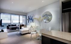 9/8 Victoria Ave Perth WA 6000 Apartment
Nine at 8 Victoria Avenue provides stylish executive accommodation in
the highly sought after inner city boutique apartment development,
“Eight”, designed by award winning architect Jean-mic Perrine. Located
on beautiful and leafy Victoria Avenue, this 1 Bedroom plus Study
apartment features innovative design, a wonderful use of space and
designer appointments throughout. This particular apartment type was the
most popular floor type available when Eight first launched and it is
easy to understand why. The design of apartment nine provides
spacious open plan living and dining with high ceilings, adding to the
overall feeling of spaciousness. The study is a welcome feature that
allows you to open the space right up with its concertina doors or hide
the study away should you require privacy to work. Attention to
detail has been given to all the finishes in the apartment with its
exclusively designed finishes you’ll only find at Eight, including the
stunning striped wool carpets, kitchen cabinetry and stone bench tops
and cladding. Apartment nine perfectly positions its owner or
resident to live and enjoy a true inner city lifestyle. Being centrally
located in the heart of the Perth CBD, you’ll be able to walk to work,
enjoy the latest dining and bar options of Brookfield Place, stroll to
the Swan River or sweat it out at the well-equipped 24 hour fitness
centre located just down the road. With its boutique nature of
only 27 apartments, Eight is a rarity among inner city apartment choices
and remains a tightly held development. Enjoying historically strong
rental returns, this apartment is well suited to investors wanting a
quality inner city investment and of course, discerning owner-occupiers
wanting a more intimate way of life. To inspect this rare inner city boutique apartment, please call Danielle Geagea on 0433 121 079 today