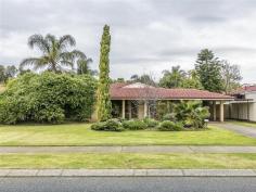 100 Barridale Drive Kingsley WA 6026 This 4 bedrooms or 3 big bedroom + study, two bathrooms home has the perfect layout. With two separate living areas, open plan kitchen, meals and family areas. A huge paved patio and grassed backyard. The home is close to primary school, parks and transport. Features include – • A large front separate lounge room. • The big functional kitchen overlooks the meals, large family room and out to the back yard and patio area. • The kitchen has a double sink, dishwasher, wall oven plus loads of bench and cupboard space. • A big master bedroom with walk in robe and separate light/bright en-suite. • Separate study or fourth bedroom. • The other two large bedrooms are off a hallway and both have double door robes. • The second bathroom is light/bright with a separate shower + bath and vanity. • Separate wc to hallway. • The laundry is at the back of the home with access to the back yard. • The large patio area and back yard are accessed off the family / meals area. • The colour-bond large patio is pitched high for variety and style as you exit the home. There are loads of undercover paved areas. Perfect for entertaining. • The back garden is nice and flat and has a great sized lawn area – perfect for back yard cricket, lawn bowls, badminton or volleyball. There is also a huge shady Mango tree and large lemon tree. • The front garden is neat and tidy. The home is well set back off the road. • There is double undercover parking for up to four cars. With drive through access to the back yard. • The home has reverse cycle air-conditioning plus a wood fire heater centrally located in the family room.