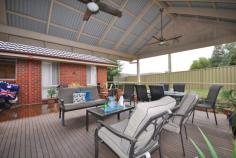 1 Arthur Worsley Court North Albury NSW 2640 Get a foot in the door into the market to enjoy a lovely presented family home, matched by a court location. The home comprises of 3 bedrooms plus an open study, master bedroom offers ensuite and walk-in robe, other bedrooms have built-in robes, formal lounge room, kitchen complete with gas cooking and dishwasher, open plan family meals area, full bathroom with separate toilet, ducted heating and cooling throughout. Step outside to an entertainers delight offering a lovely covered decked entertaining area, low maintenance enclosed yard, double lockup garage with internal access and back yard access. If you're dreaming of a real family home that has everything, we have found it for you. Inspect now before this one gets away. Currently leased at $345.00 per week until 16th October 2014.