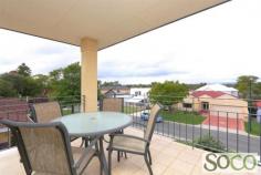 Unit 1/1 SULMAN Avenue , Salter Point WA 6152 Modern two story home on 423msq lot with outlook to river and hills. Entry, kitchen family meals flowing to covered paved entertainment area, 4 bedrooms with 2 bedrooms and bathrooms on each level, upper floor living area with generous balcony, separate study with built in bookcase. A host of features including air conditioning, Monitored security plus security screens to all external doors, stylish timber shutters to doors and windows, double garage with storage space and direct internal access, easycare reticulated gardens, outdoor entertaining area with feature waterwall. Great location in quiet street among quality homes and close to Aquinas College and usual amenities. Light bright, beautifully maintained and loads of warmth and character.