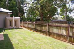 1/9 Mill Street, Landsborough YOU WILL NOT FIND A BETTER POSITION THAN THIS. Only 50 metres to the
supermarket, cafes & hotel,100 metres to the railway station. This
modern 3 b'room unit
has a big kitchen with dishwasher, pantry and good bench space, tiled
airconditioned living area, all the bedrooms have ceiling fans and
built-ins, the master has an ensuite and there is a bath and shower in
the guest bedroom. This spacious unit has three toilets one being in the
powder room on ground level. The living area opens out onto the private
fenced courtyard and there is a water tank as well as town water. An
added bonus is a large remote control DOUBLE garage. This unit is in
small complex of only 5 with low body corporate fees.