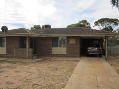 25 Adams Street Trayning WA 6488 Brick Veneer home with a Tiled roof 3 Bedrooms & 1 Bathroom A neat and
modern kitchen with a gas stove, lounge room, separate dining, and a large
laundry. The home has evaporative ducted air con, a gas bayonet for heating,
carpet throughout the lounge & all bedrooms and vinyl in all other
areas. Externally the property has a front alcove, rear patio, and the fence
is constructed of colour bond/fibro.
Property Details
Bedrooms
3
Bathrooms
1
Land Area
1047 m2
Agent Name: Eric Anderson Phone:
Mobile: 0429886107