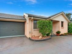 2/1 Lakeview St Toukley NSW 2263 This spacious unit is only 100 meters walk
to Toukley shopping centre and a few hundred meters to the RSL club,
so no car required!
Beautifully maintained, this 2 bedroom unit enjoys a modern kitchen and
bathroom plus an oversized single garage plus a sunny courtyard.
It's also "disabled friendly" having extra wide doorways and direct
shower access to cater for a wheelchair or walking frame, plus there's
no steps so it's elderly friendly.
Don't delay as this could be perfect for Nan and Poppy.
Property Snapshot
Property Type:
Unit
Construction:
Brick
Land Area:
110 m 2
Features:
Built-In-Robes
Close to schools
Close to Transport
Courtyard
Dishwasher
Fully Fenced Yard
Internal Access via Garage
Lounge Room