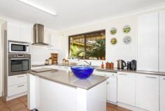 7 Redondo St Copacabana NSW 2251 Positioned in one of Copacabana’s most
sought after streets, this quiet cul-de-sac is only a few minutes walk
to the beach. Nestled among a tree lined backdrop, this beautifully
presented home boasts a huge 715sqm block of land, drenched in sunlight
all day long. Sit outside and relax overlooking the open plan backyard
& gardens, single level living with easy access, (garaging and
workshop the only part of home downstairs.) This home is a must see for
the astute buyer. A double car garage plus a sauna and lower floor
storage/workshop this property has it all. - Modern kitchen with DW and stone bench tops - Ceiling fans throughout - Three way main bathroom ideal for families - Undercover BBQ areas, year round sunlight - 5000L water tank - Main bathroom with spa