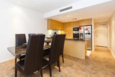 9/100 Terrace Rd East Perth WA 6004. You must inspect this superb 3 bedroom 2 bath luxury apartment within the sleek west tower of the REFLECTIONS Apartment complex.
Relax on the front balcony enjoying a pre-dinner drink or barbecue while
being protected from the breezy “Fremantle Doctor” or work up an
appetite with a game of tennis on the private tennis court.
The apartment has excellent dimensions which embraces the owner’s
sumptuous furnishing. The room layout for the apartment allows for the
Master Bedroom with ensuite and spa-bath to be separated from Bedrooms 2
& 3 which is serviced by a second Bathroom. There are 2 undercover
secure car parking bays and a separate storeroom and two large
balconies, the front balcony overlooking the resort style swimming pool
and the rear balcony connecting Bedrooms 2 & 3 and overlooking the
full sized tennis court. Please refer to the floor plan to gain a
complete view of the apartment layout.