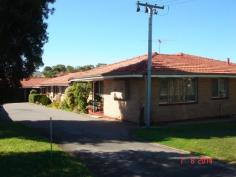 6/98 Boulton Street Dianella WA 6059 . Well located Art Deco Complex, this unit is in small lot of 7 units all at ground level. This
is a beauty, Hard to find like this.. Freshly renovated. polished solid
Jarrah flooring, new ceilings throughout, new kitchen with island
bench, renovated bathroom and laundry, Both bedrooms have large built in
robes with full length mirrors, Split system air conditioner, fully
insulated. Security doors to front and back. Large private court yard with garden shed, New colour bond fencing. private carport. Low levies. Private viewing only Call Peter on 0418 918379