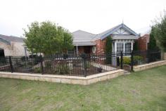 4 Marigold Court South Bunbury WA 6230 Ideal for those seeking a care free lifestyle and standout convenience, this executive 3 bedroom, 2 bathroom home is positioned in Big Swamp Parklands on the fringe of South Bunbury, easy walking distance to shopping and Bunbury's retail and entertainment hub. It's perfect for the professional couple or investor with strong rental demand. Features include: Entry hall Spacious open plan kitchen, dining and family Separate theatre/ front lounge with French doors Master suite with walk in robe and ensuite Ensuite features a massive shower and double basins Reverse-cycle air-conditioning, down lights and high ceilings to main living area Quality fittings throughout Alfresco entertaining area Low maintenance lawns and gardens Fully fenced 367m2 block Secure double garage