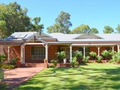 8 Dove Ct Mundaring WA 6073 You will be very impressed with this Rural Building home built in 2001, situated on 11.71 acres of lush pasture with bore & 2 gorgeous dams - 1 spring fed!PERFECT FOR YOUR EXTENDED FAMILY! Both homes are top quality with a neutral decor, high ceilings, good sized floor plans, wide verandahs all round & double carport to separate the two. Ideally located just 15 minutes to Midland CBD via Toodyay Rd, with Gidgegannup Primary school 5 minutes away, this represents top value buying. The orange tree-lined driveway and the immaculate presentation of the entire property will charm you, as will the six lush paddocks & permanent water supply. All fencing & gates are top notch, the 30 x 40ft shed is spacious & powered, and there is nothing to do than move in, sit back & relax. Whether it is Gran & Pop or older kids you need to accomodate, you will be well pressed to replace this at this cost! These brick & iron homes feature the main home with 3 bedrooms, 1 bathroom, lounge/ dining & kitchen open plan, activity room or study with laundry & separate wc, whilst the granny flat has 2 bedrooms, bathroom & laundry together & separate wc. Both have Thermo Duk insulation,they share a solar hot water system, both have electric cooking, with 1 x split system air conditioning unit each.The main home also has a wood fire which doubles as an oven! Owners are keen to negotiate a deal & are wanting to travel! Please call Jan to inspect on 0408 915 281