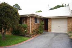 16/12 Fig Street, Maleny You can't get closer to town than this, and a nice easy walk to the
supermarket without any hills in between. Low set three bedroom brick
unit, with an air conditioned open plan living area, laminate kitchen,
separate toilet and bathroom with bath and shower. Courtyard and small
fenced garden, remote control lock-up garage. Very quiet complex with
low body corporate fees, a pet is permitted on approval of the Body
Corporate.