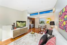 8//3 Hay Leichhardt NSW 2040 Created in a sophisticated contemporary style, this sensational security apartment features fresh sun-soaked interiors, sleek designer finishes and a smart two level layout. Perfectly positioned for enjoying the Leichhardt lifestyle, the home boasts a quiet central setting, just a moment’s stroll from Norton Street’s shops, cafes and renowned restaurants. One double bedroom with built-ins and large north-facing terrace Sleek modern bathroom, concealed laundry with clothes dryer Stylish upper level open plan living and dining room with sunny balcony Stone kitchen with Bosch dishwasher, Omega oven and gas cooktop Polished timber floors, security alarm, reverse-cycle air-conditioning Secure under cover car space, superb setting close to public transport Internal size approximately 45sqim plus balconies Outgoings pq approximately: Strata $820.00 Council $275.00 Water $174.00 Potential rental pw $500.00