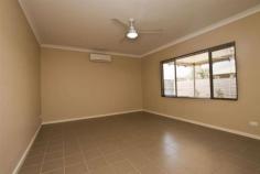6 Tamarind Meander Kununurra WA 6743 Only 5 years young is this massive 4 bedroom, 2 bathroom colourbond home has room to move and relax with a theatre and additional 5th bed/store/office. This property is available NOW for owner occupiers to take advantage of a rare opportunity to snap up a great sized family home before lease negotiations begin. Featuring huge open plan living area including dining, lounge and well-appointed kitchen. The spacious and very functional kitchen features stainless steel appliances, dishwasher, good sized walk-in pantry with sectioned shelving and plenty of cupboard space – just perfect for the budding chef. The home has been designed with space in mind with larger than average sized rooms featuring built in robes with the master featuring walk-in robe and functional ensuite. The paved outdoor entertaining area is surrounded by attractive gardens. Double carport parking with additional parking for a boat/caravan and side access through to the rear. Other property inclusions are tiled flooring throughout, split system air conditioners, venetian blinds, security on entry doors and warm neutral colour scheme throughout. This property has the potential to achieve returns of over 7% and has been a strong investment since its completion in 2009.