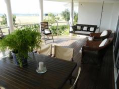 1240 Mount Beppo Road, Caboonbah QLD 4312 2005 built executive style home surrounded by attractive gardens & features open plan living & kitchen area with polished Ironbark hardwood floors plus double glass doors opening onto a large semi circular covered deck with spectacular views over the property to Mt. Brisbane & the Wivenhoe Dam. The huge master bedroom with ensuite & walk in robe shares a double sided open fireplace with the living room. The home's west wing is fully carpeted & consists of 2 double bedrooms, one twin & a second bathroom. Other features include office or 5th bedroom, ducted air conditioning, wine cellar, & coldroom. 5 KWh solar power with 20 panels on machinery shed provides a considerable saving on electricity. Large colourbond machinery shed / workshop with concrete floor. Very good steel cattle yards.