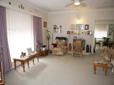 52 Tocumwal St Finley NSW 2713 Luxurious family home, 4BDR + Study. This generous 32 sq brick veneer home was built in 1966 with the same owner since 1970. This
home has a great location being across the road from the Finley high
school, our local RS club, and only just a short walk to our local
shops. Features include: * Natural Gas ducted heating in all rooms. * Evaporative cooling throughout. * Main bedroom features floor to ceiling built in robes, ceiling fan and gas heating. * Bedrooms 2,3 and 4 all have heating, ceiling fans and floor to ceiling built in robes. * 5th Bedroom / Study. * Foyer/Hall has remarkable cornice, ample floor to ceiling linen cupboards. * Generous sized kitchen with island bench, ceiling fan ,electric oven/cooktop ample cupboards and vinyl flooring. * Separate Dining room, with carpet. * Family living room is a generous size and features ceiling fan, unique fireplace mantle and block out blinds. * Family sized laundry with its own shower, vinyl floors . * Bathroom is in immaculate condition with a vanity,bath,separate shower and separate 2 way toilet. * East facing, Light filled sunroom with block out blinds and doorway stepping out onto fully fenced backyard. ... show more View Sold Properties for this Location View Auction Results