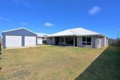 46 Greathead Road, Ashfield, QLD 4670. Situated in great handy location just a short stroll to the CBD, schools
and all amenities, this modern 3 year old home is impeccably presented
and has all the features one could hope for. Features include: - 4 large bedrooms + study (nook), all with built in robes - Spacious Master Suite with Large WIR & large modern ensuite (dual vanities) - Open plan design incorporating extensive living area & formal dining + MEDIA ROOM - Spectacular kitchen with quality appliances, dishwasher & great storage capacity - Large outdoor entertaining area under main roof with great outlook - Rendered, Security Screens, modern colour scheme, great quality inclusions - Dual remote lock up garage attached to the home + BIG 6x7m colour bond shed @ the rear - Perched on a manageable, fully fenced allotment which has side access to the shed and yard - Family friendly area just a short stroll to Kepnock School, Aldi & a 6 minute drive to the coast - Great grey nomad base, family home and would suit the executive couple also! - Still Under 7 Years Builders Warranty through the QBSA (approx 4 years left) giving you piece of mind - Way too many features to name, you best come see for yourself - AN EXCEPTIONAL PROPERTY IN LIKE NEW CONDITION, MOTIVATED SELLER IS MOVING SOUTH A HAVE PRICED THIS ONE TO SELL IMMEDIATELY! IF
YOU HAVE BEEN SEARCHING FOR AN IMMACUALTE HOME WITH ALL THE ADDED
EXTRA'S, IN A GREAT HANDY LOCATION THIS IS IT, THIS HOME HAS ALL THE "I
WANTS" AND IS OFFERED TO THE MARKET AT AN INCREDIBLE PRICE POINT... CONTACT EXCLUSIVE MARKETING AGENT MICHAEL LOADER TODAY TO ARRANGE YOUR INSPECTION OR TO SUBMIT YOUR OFFER...