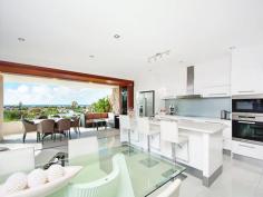 3/61 Garrick Street Coolangatta Qld 4225 Stylish, immaculate, bright and spacious, this stunning 2-bed apartment offers a superior finish & quality to what you’ll find in the standard modern home today. Perched high on a sheltered, quiet street in Coolangatta, just a short stroll to cafes, shopping and the Coast’s best beaches, the apartment’s contemporary interiors seamlessly flow to a superb, protected outdoor living space with coastal panoramic views which come alive at night. Set on the second level of this award-winning architecturally-designed boutique building, Apartment 3, Rainforest Apartments, is a sleek, stylish and sophisticated 150m2 residence with high ceilings, ducted air-conditioning and polished porcelain floor tiles. There’s plenty of storage and preparation space in the ultra modern kitchen, featuring granite bench tops, Mîele appliances, breakfast bar, and ocean views. Or if you want to fire up the BBQ, peel back the timber bi-fold doors on your private 27m2 terraced balcony, grab a wine and watch the sunset’s colours light the sky. Entertain guests in style and comfort, but they may never want to leave. The superior master bedroom offers a spacious walk-in wardrobe, impressive en-suite with floor to ceiling tiles, a spa bath, shower and quality fixtures and fittings. Laze in the residents’ saltwater pool and spa surrounded by rainforest-themed gardens and sandstone tiles, or entertain guests under the thatched Balinese pavilion with BBQ. Included in this beautiful building are established gardens, secure lift access, intercom entry, secure accommodation for 2 cars, storage cage and plenty of off-street visitor parking. • Residential building • Only 6 apartments in building – quiet, close-knit community. • Ocean panorama from Rainbow Bay to Cook Island • Timber bi-folds span the whole balcony terrace for seamless flow of indoor/outdoor living • Sleek, stylish, sophisticated kitchen with Mîele appliances • Audio-visual intercom security • Ducted air conditioning • Very low body corp • Residents’ saltwater pool with thatched Balinese pavilion with BBQ & fridge • Two secure car parking bays – with cage • Located on leafy, peaceful street • Master Builders Queensland 2008 Winner Best Residential Building up to $12 Million • Walk to cafes, restaurants, shops and the beach • 5-minute drive to Gold Coast Airport • Only 45 minutes to Byron Bay